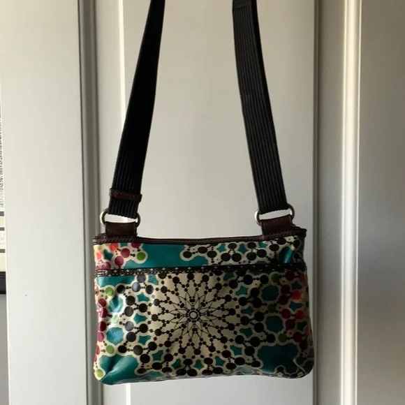 Fossil Key-Per Multicolored Handbag - Picture 6 of 7